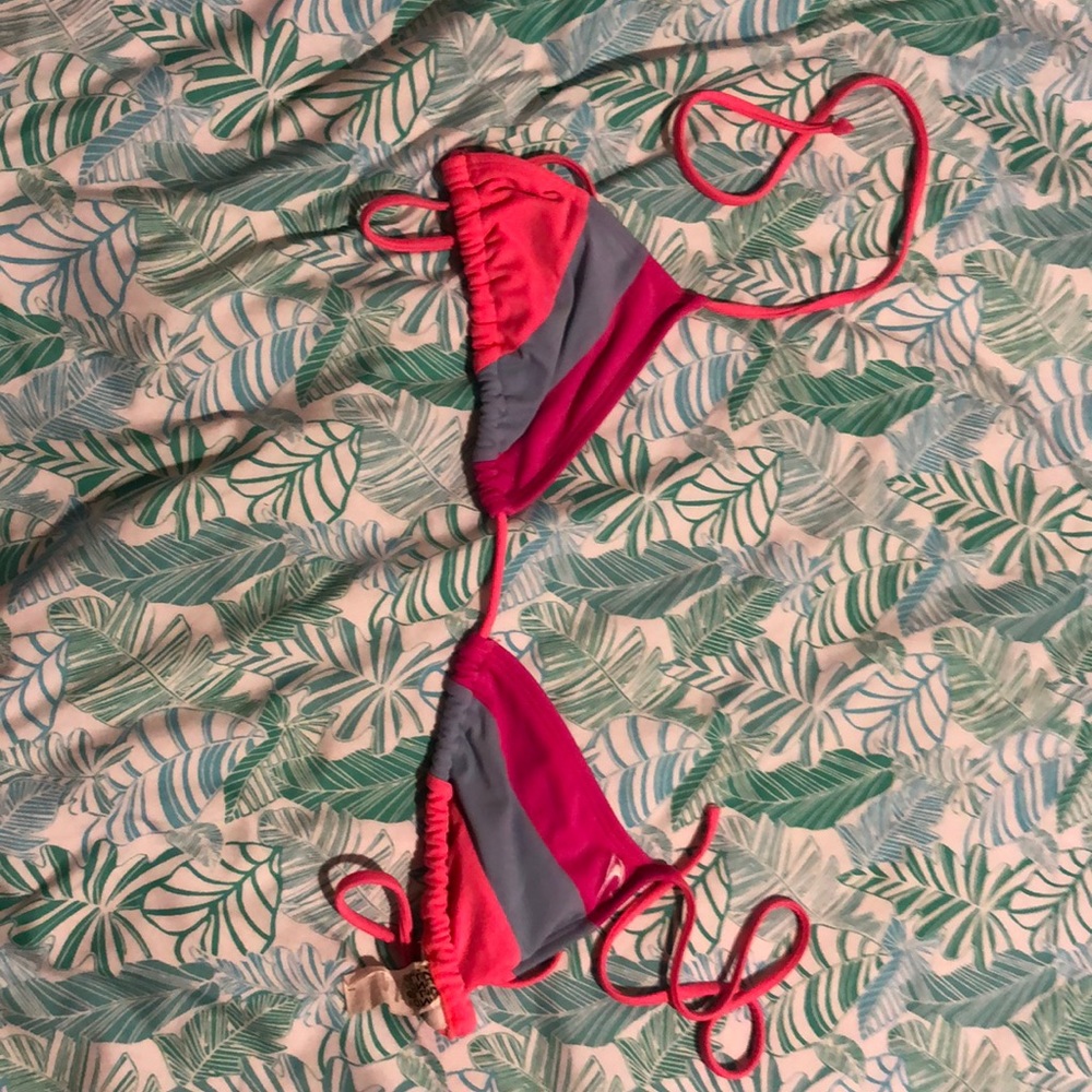 Spaghetti strap bikini top